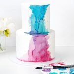watercolour cake decorating tutorial